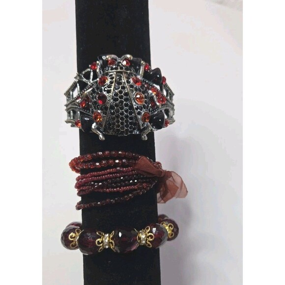 Jewelry Lot Ladybug Love Theme Clean Curated Bundle Free Gift - Picture 16 of 16